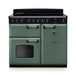 Falcon NGC Classic Deluxe 100cm Induction Range Cooker — Mineral Green / Chrome