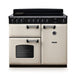 Falcon NGC Classic Deluxe 100cm Induction Range Cooker — Pale Cream / Chrome