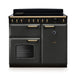 Falcon NGC Classic Deluxe 100cm Induction Range Cooker — Slate / Antique Brass