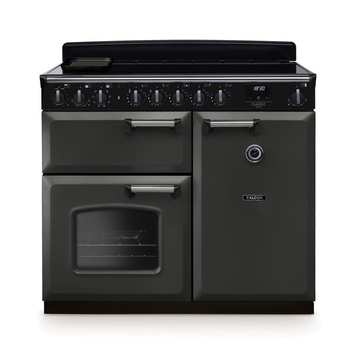 Falcon NGC Classic Deluxe 100cm Induction Range Cooker — Slate / Chrome