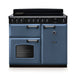 Falcon NGC Classic Deluxe 100cm Induction Range Cooker — Stone Blue / Chrome