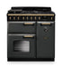 Falcon NGC Classic Deluxe 90cm Dual Fuel Range Cooker — Slate / Antique Brass