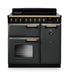 Falcon NGC Classic Deluxe 90cm Induction Range Cooker — Slate / Antique Brass
