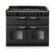 Falcon NGC Classic Deluxe 110cm Dual Fuel Range Cooker with Slow Cook Oven — Slate / Antique Brass