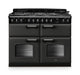 Falcon NGC Classic Deluxe 110cm Dual Fuel Range Cooker with Slow Cook Oven — Slate / Chrome