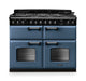 Falcon NGC Classic Deluxe 110cm Dual Fuel Range Cooker with Slow Cook Oven — Stone Blue / Chrome