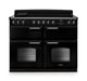 Falcon NGC Classic Deluxe 110cm Induction Range Cooker with Slow Cook Oven — Gloss Black / Chrome