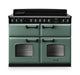 Falcon NGC Classic Deluxe 110cm Induction Range Cooker with Slow Cook Oven — Mineral Green / Chrome