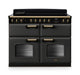Falcon NGC Classic Deluxe 110cm Induction Range Cooker with Slow Cook Oven — Slate / Antique Brass
