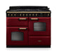 Falcon NGC Classic Deluxe 110cm Dual Fuel Range Cooker with Proving Drawer — Bordeaux / Antique Brass