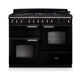Falcon NGC Classic Deluxe 110cm Dual Fuel Range Cooker with Proving Drawer — Gloss Black / Chrome