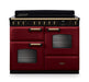 Falcon NGC Classic Deluxe 110cm Induction Range Cooker with Proving Drawer — Bordeaux / Antique Brass