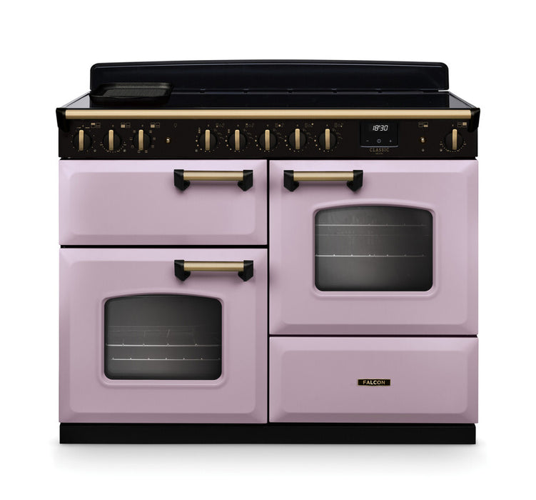 Falcon NGC Classic Deluxe 110cm Induction Range Cooker with Proving Drawer — Heather / Antique Brass