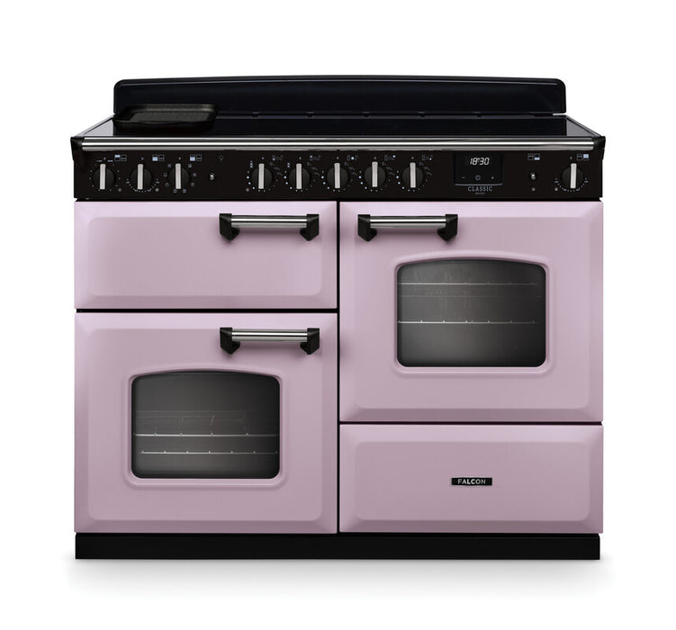 Falcon NGC Classic Deluxe 110cm Induction Range Cooker with Proving Drawer — Heather / Chrome