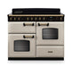 Falcon NGC Classic Deluxe 110cm Induction Range Cooker with Proving Drawer — Pale Cream / Antique Brass