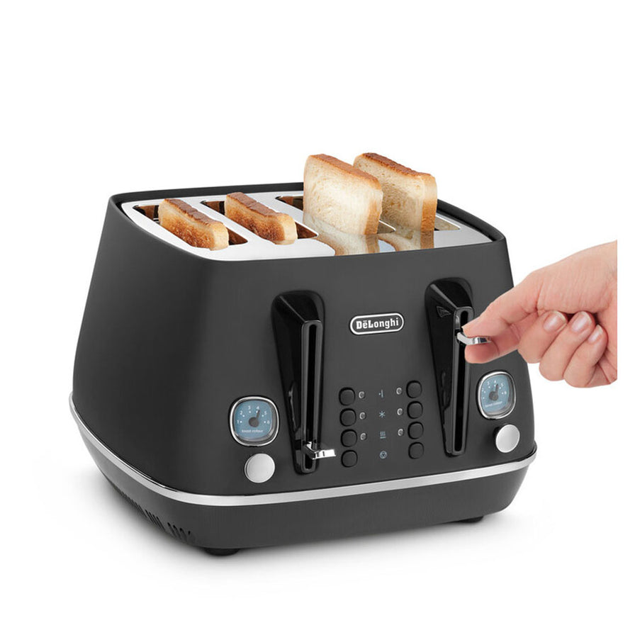 Delonghi Distinta Toaster and Kettle Set Black — Folders