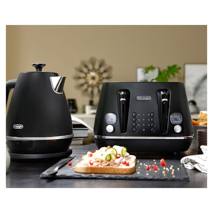 Kettle Black Toaster Delonghi Delonghi Brillante Kettle And