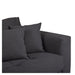 Furniture By Design Hugo 3 Seater Chaise - Dark Shadow FALHUG3SCDS_6
