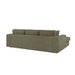 Furniture By Design Hugo 3 Seater Chaise - Pesto FALHUG3SCPE_3