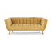 Furniture By Design Towelie 3 Seater Dijon Yellow PLTOW3SS 1