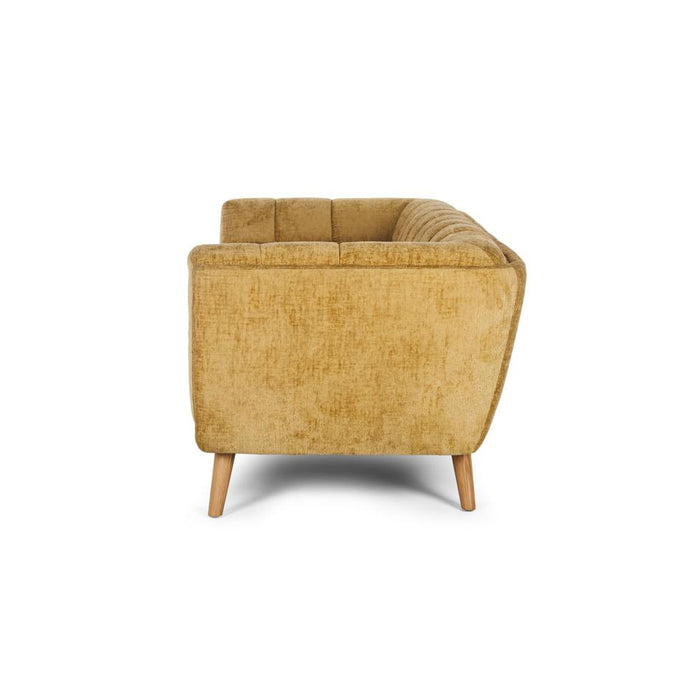 Furniture By Design Towelie 3 Seater Dijon Yellow PLTOW3SS 3