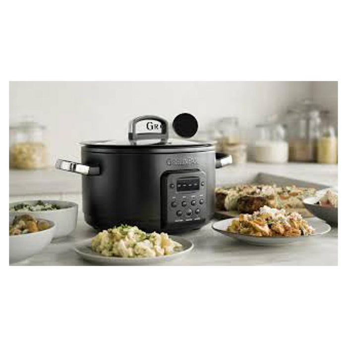 GreenPan Bistro Slow Cooker 3.7L  - Stainless Steel CC009535_7