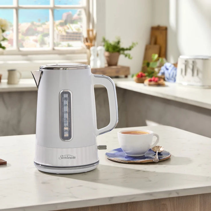 Sunbeam French Riviera Kettle White KEM8107WH