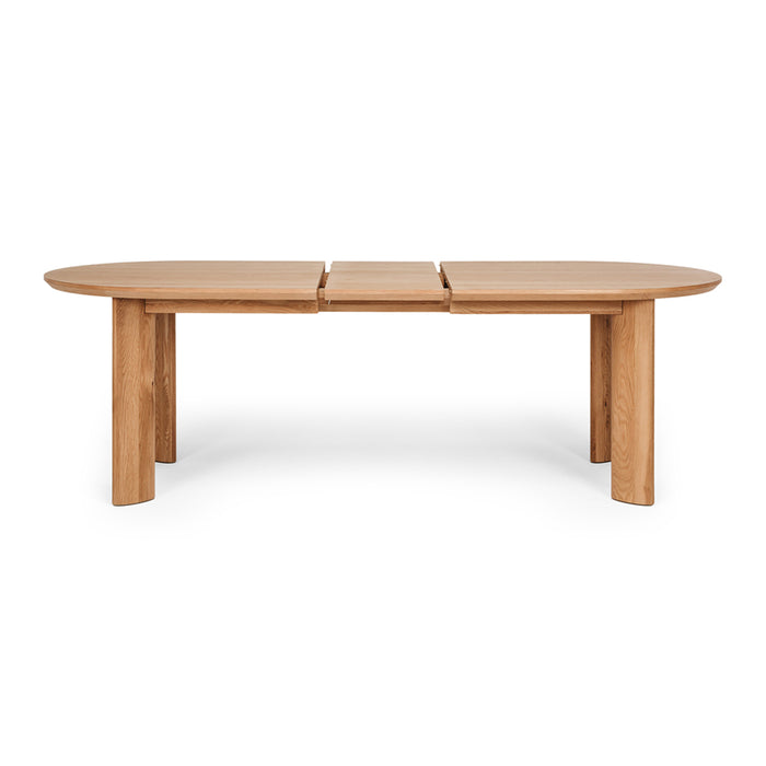 Kontur Extension Table and Ingrid Six Seat Dining Suite Natural Oak