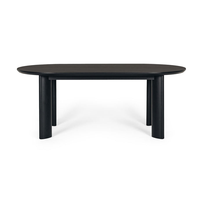 Kontur and Niles Six Seat Dining Suite Black oak
