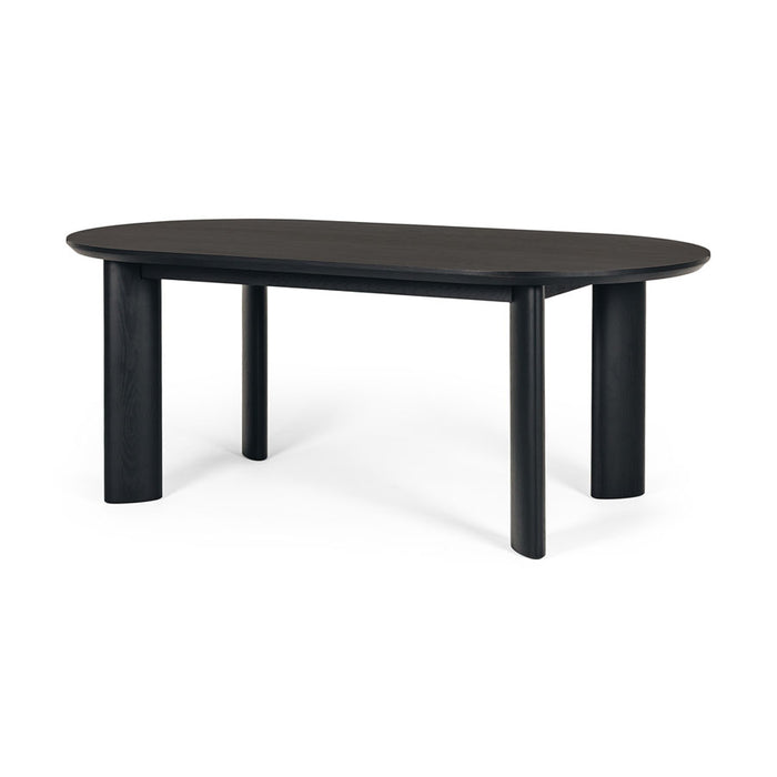 Kontur and Niles Six Seat Dining Suite Black oak