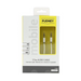 Pudney 3.5mm Stereo Plug to 3.5mm Stereo Plug, 0.5 Metre – White P1220