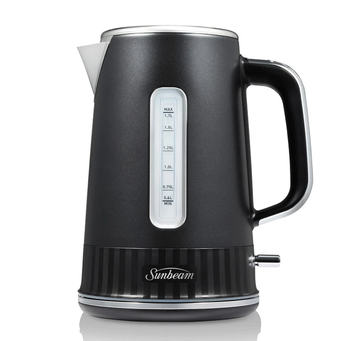 Sunbeam French Riviera Collection Breakfast Toaster & Kettle Black PUP8101BK