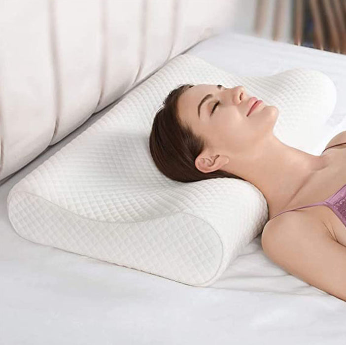 Sleepmaker Comfort Fusion Gel Memory Foam Contour Pillow-3