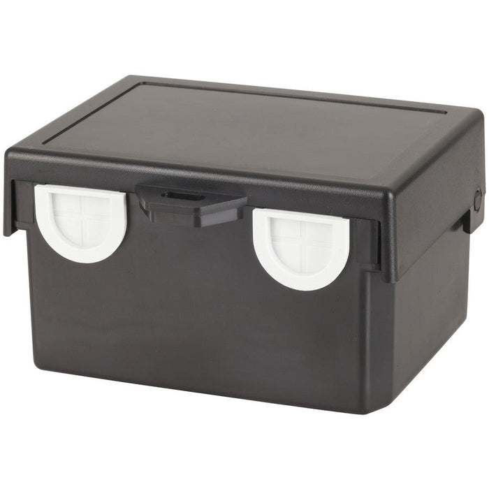 Snap in Enclosure Black 91 X 122 X 69mm - Folders
