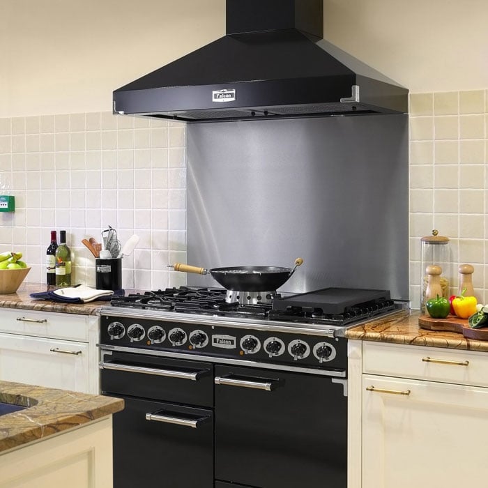Falcon Semi Professional Stainless Steel Splashback