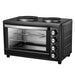 Sheffield 3L Mini Oven with Hotplates-Matt Black 1