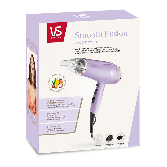 VS Sassoon Smooth Fusion Hair Dryer VSD131RA
