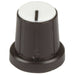 White Push On Style Knob - Folders