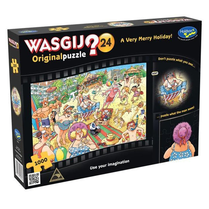 Holdson Puzzle - Wasgij Original 24 1000pc (A Very Merry Holiday!)