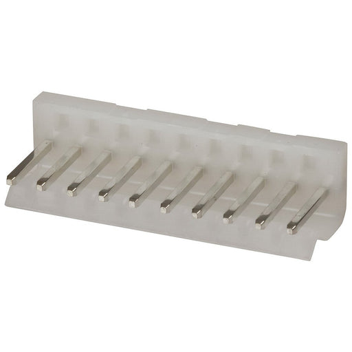 10 Pin 0.156 Straight Locking Header with crimp pins - 3.96 pitch - Folders