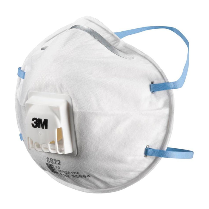 3M Respirator Valved Particulate 8822 P2, Pack of 10 10091