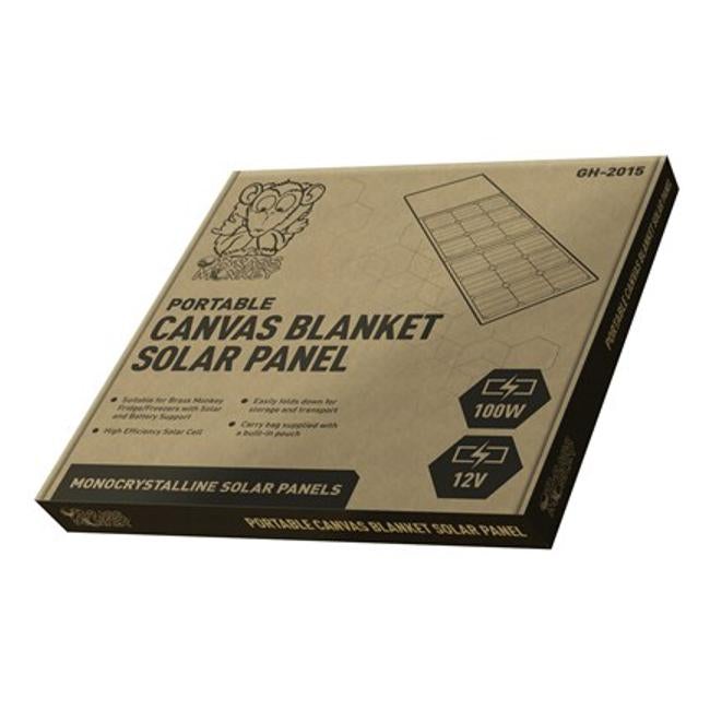 100W Canvas Blanket Solar Panel Suitable For Brass Monkey Fridge/Freezer With Solar And Battery Support