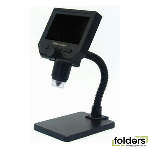 1080p digital microscope with 600x zoom and 4.3 inch hd screen and 3.6mp ccd sensor - Folders