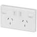 10A Double GPO Power Point with Dual USB Charge Ports - Folders