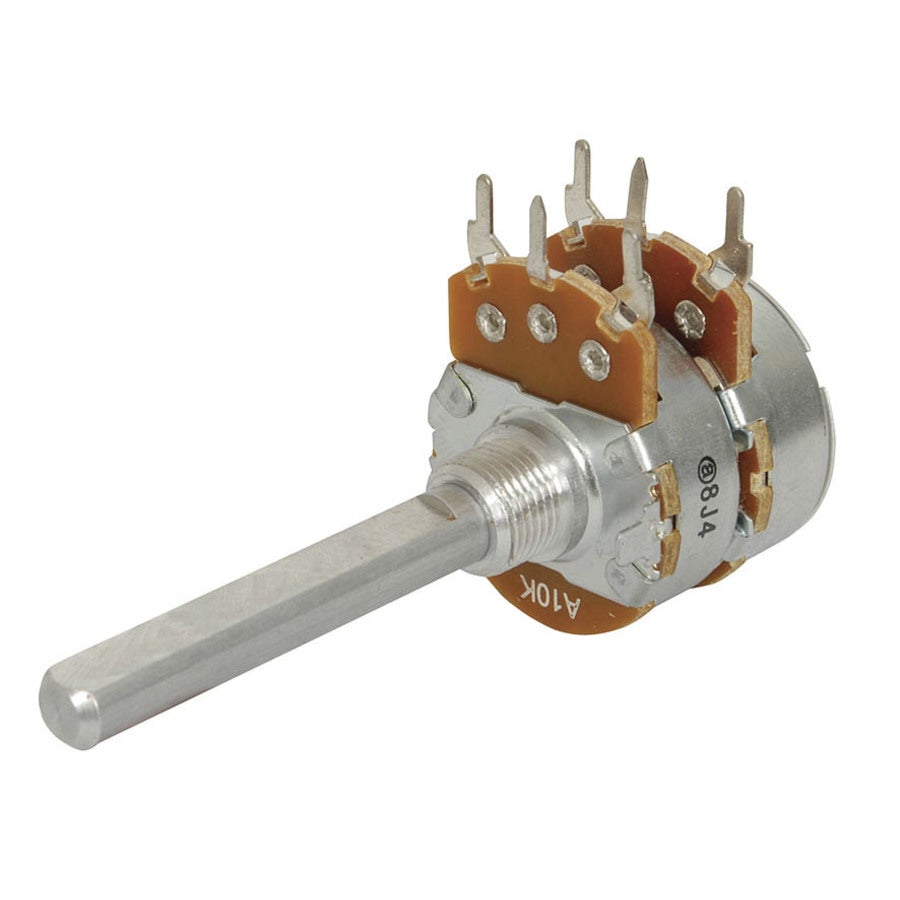 Panel Mount 10K Dual Log Potentiometer