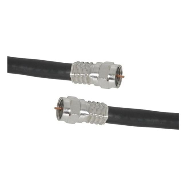 10M High Quality Rg6 Quad Shield Cable With Crimped Connectors