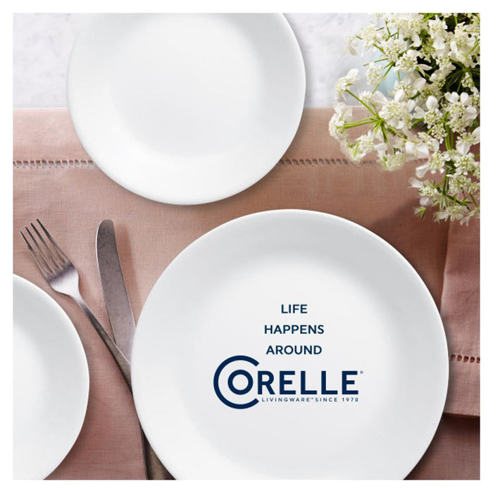 Winter Frost White Dinnerware Set Corelle 12pc — Folders