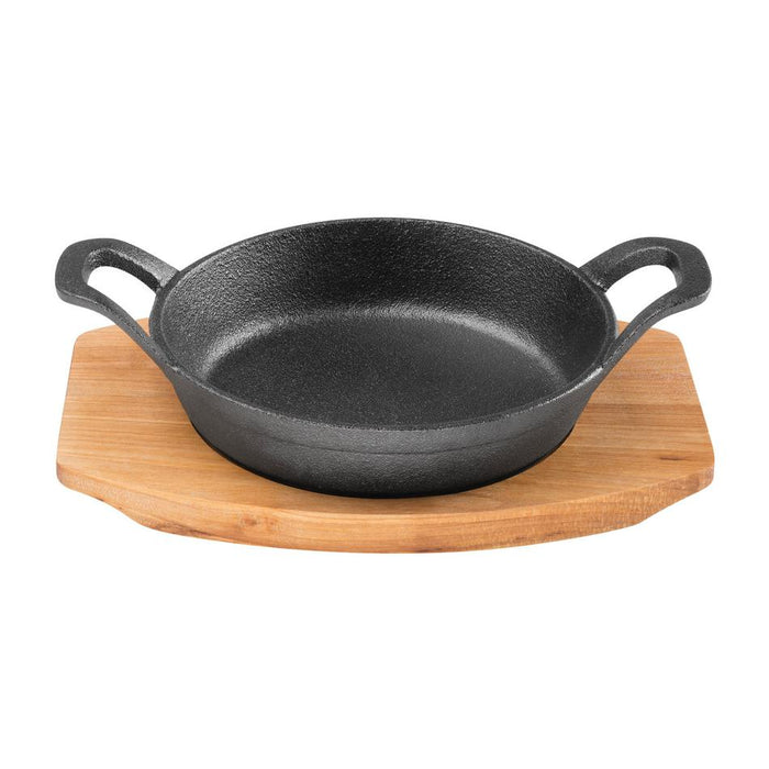 Pyrolux Pyrocast 18Cm Round Gratin With Maple Tray 11872