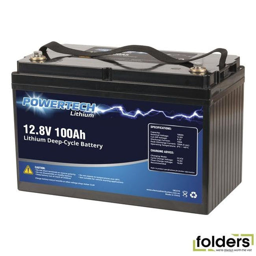 12.8v 100ah lithium deep cycle battery - Folders