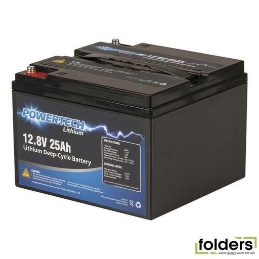 12.8v 25ah lithium deep cycle battery - Folders